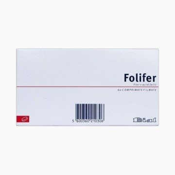 Folifer Ácido fólico 1 mg +...