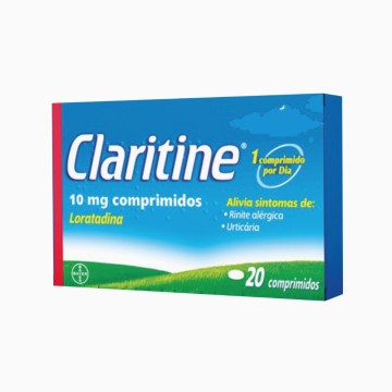 Claritine Loratadina 10 mg...